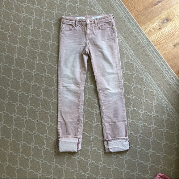 Pilcro and the Letterpress. Corduroy. Stretch Jean. Light pink. - Picture 1 of 3